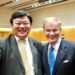 Yoshiharu Asakawa with NASA director Bill Nelson.